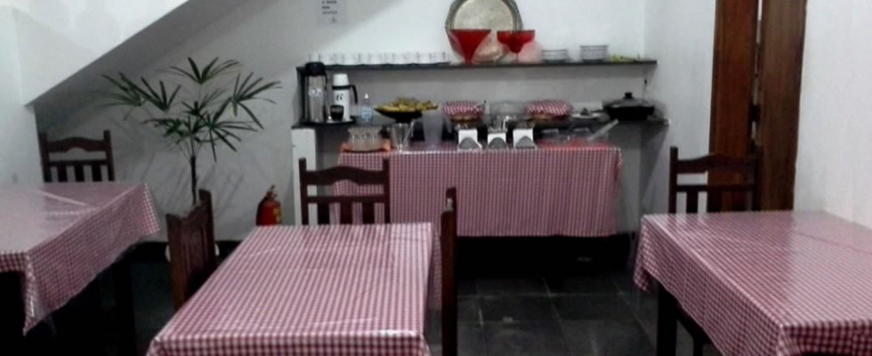 Vista seção do Café da Manhã